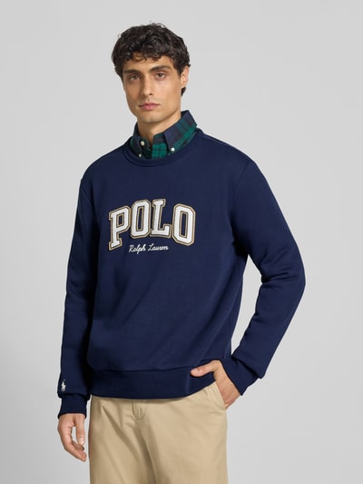 Polo Ralph Lauren Loose fit sweatshirt van katoenmix Marineblauw - 4