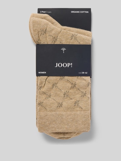 JOOP! COLLECTION Socken aus Baumwoll-Mix im 2er-Pack Modell 'DAILY GLAM' Beige 3