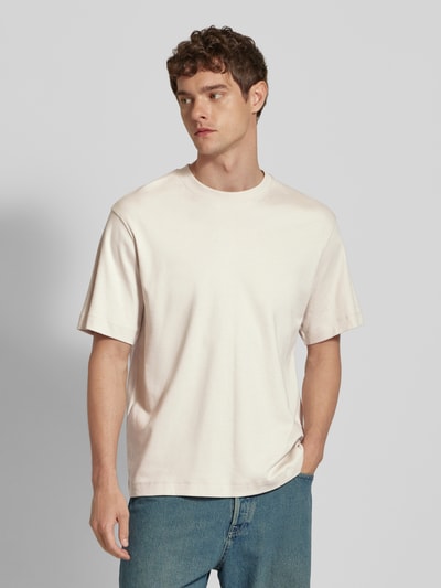 Jack & Jones T-shirt met ronde hals, model 'JJEURBA' Beige - 4