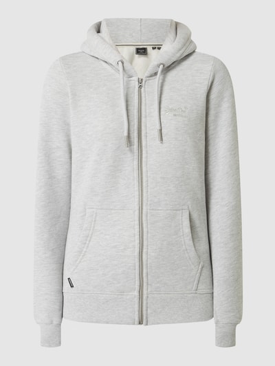 Superdry Sweatjacke mit Kapuze Hellgrau Melange 2