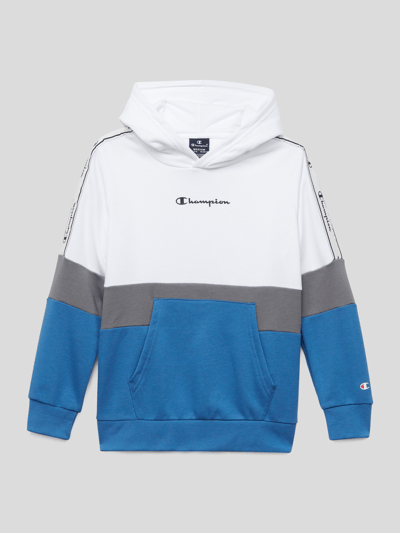 CHAMPION Hoodie met labelopschrift Wit - 1