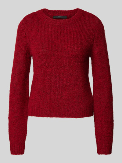 Vero Moda Pullover mit Rundhalsausschnitt Bordeaux 2