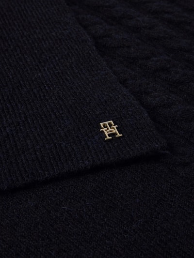 Tommy Hilfiger Sjaal met wolgehalte Marineblauw - 2
