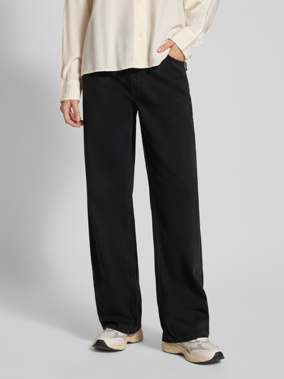 Marc O'Polo Denim Wide leg jeans van katoenmix, model TOMMA' Zwart - 4