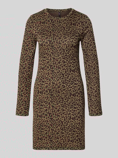 Vero Moda Regular fit vrijetijdsjurk met dierenprint Beige - 2