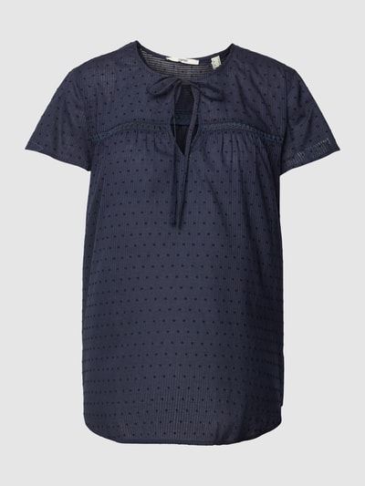 Esprit Bluse mit Lochstickerei Marine 2