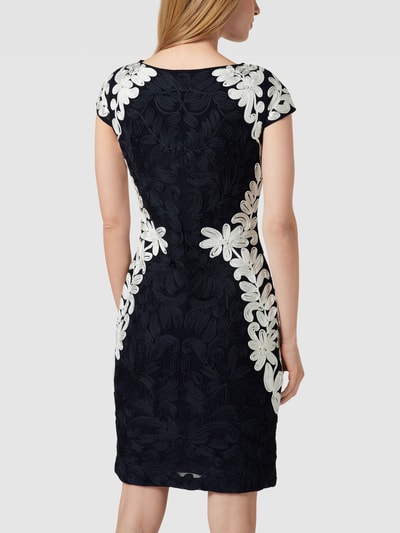 Christian Berg Cocktail Cocktailkleid mit Zierbesatz Marineblau meliert 5