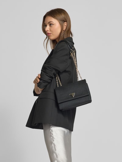 Guess Handtas in gevlochten look, model 'PHAEDRA' Zwart - 1