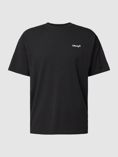 Levi's® T-Shirt mit Label-Stitching Black 2