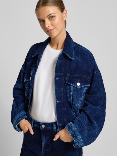 Armedangels Oversized Cordjacke aus reiner Baumwolle Modell 'PAASITHE INDIGO CORD' Jeansblau 3