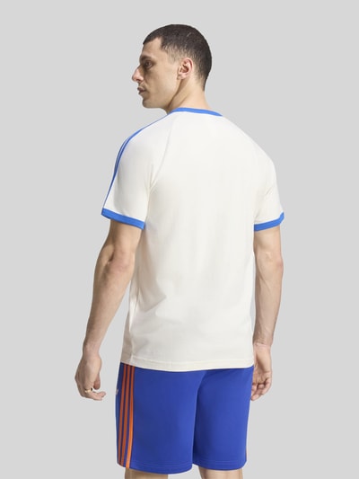 adidas Originals Regular fit t-shirt van puur katoen model '3S' Offwhite - 4