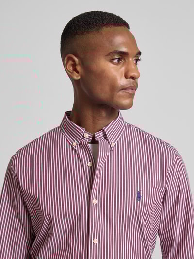 Polo Ralph Lauren Freizeithemd mit Knopfleiste Rot 3