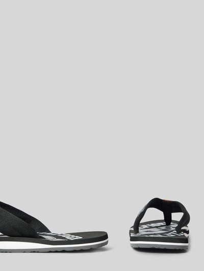 Tommy Hilfiger Zehentrenner mit gewebtem Ristriemen Black 2