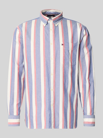 Produktfoto, Relaxed fit heren vrijetijdsoverhemd van puur katoen Model 'HERITAGE' van Tommy Hilfiger, all-over motief, meerkleurig, gestikt logo