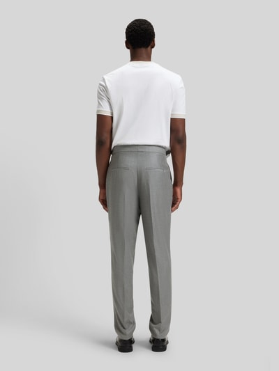 BOSS Tapered Hose aus reiner Schurwolle Modell 'PERINO' Hellgrau 5