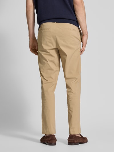 SELECTED HOMME Slim Fit Hose mit Tunnelzug Modell 'LERO' Sand 3