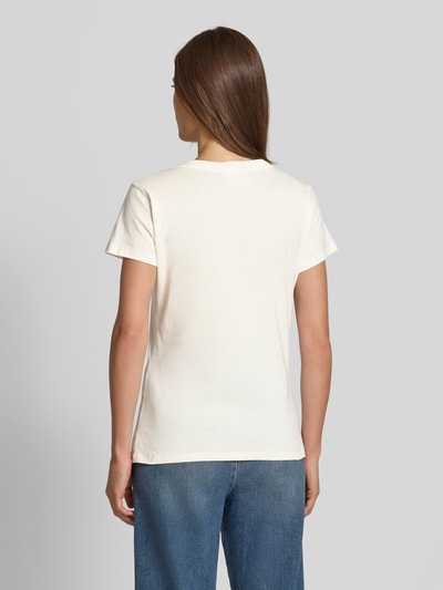 LIU JO SPORT T-Shirt mit Label-Print Offwhite 5