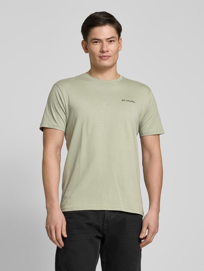 COLUMBIA T-Shirt mit Label-Stitching Mint 4