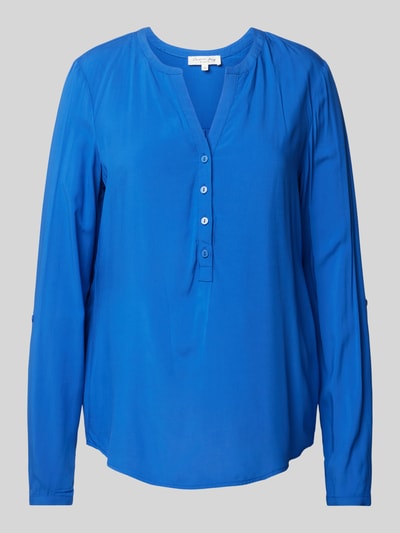 Christian Berg Woman Blouse met serafinohals Marineblauw - 2