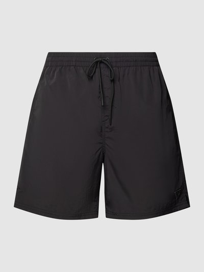 Guess Badehose mit Label-Details Black 2