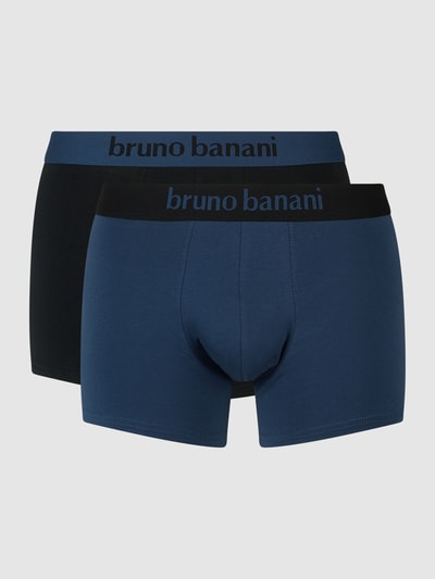 Bruno Banani Boxershort met stretch in set van 2 stuks, model 'Flowing' Donkerblauw - 1