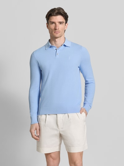 Polo Ralph Lauren Regular Fit Poloshirt aus Baumwoll-Mix Hellblau 4