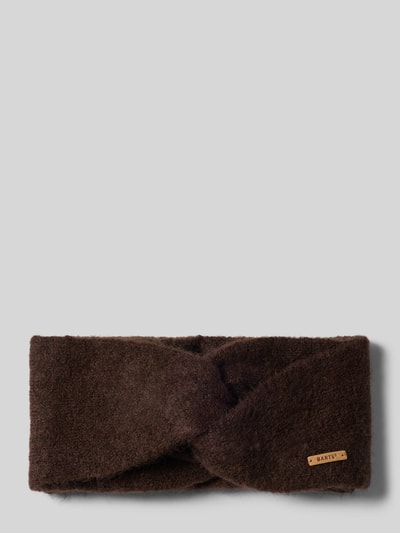 Produktfoto, Stirnband mit Knotendetail Modell 'Witzia' von Barts, dunkelbraune Farbe, flauschige Textur, Damen Stirnband von Barts