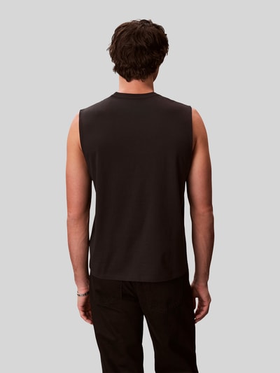 Calvin Klein Jeans Relaxed Fit Tanktop aus reiner Baumwolle Black 4