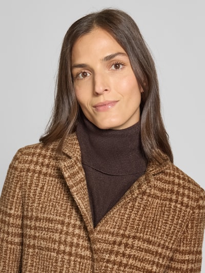 ICONS Cinzia Rocca Mantel mit Stehkragen Camel 3