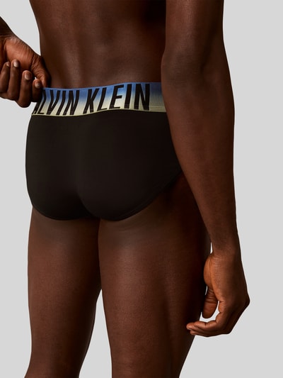 Calvin Klein Underwear Limited Edition majtki z elastycznym pas z logo w zestaw 3 szt. Czarny 3