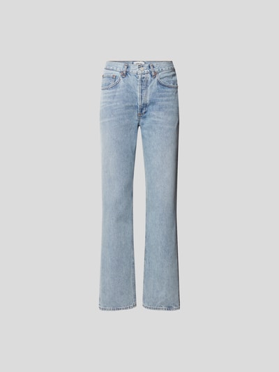 AGOLDE Mid Rise Jeans im Straight Fit Jeansblau 2