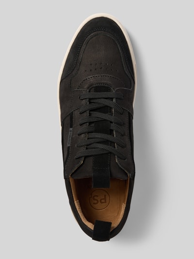 PS Poelman Sneakersy z detalem z logo model ‘Ivar’ Czarny 3