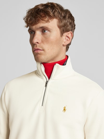 Polo Ralph Lauren Sweatshirt mit Logo-Stitching Offwhite 3