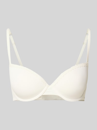 Skiny BH mit Label-Print Offwhite 1