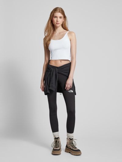 The North Face Cropped Tanktop mit Label-Stitching Hellblau 1