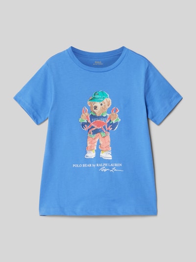 Polo Ralph Lauren Kids T-Shirt mit Label-Print Blau 1