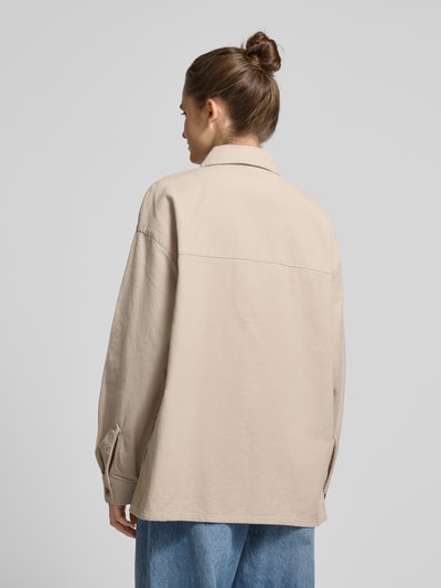 Only Oversized overhemdjack van corduroy en puur katoen, model 'MOXIE' Beige gemêleerd - 5