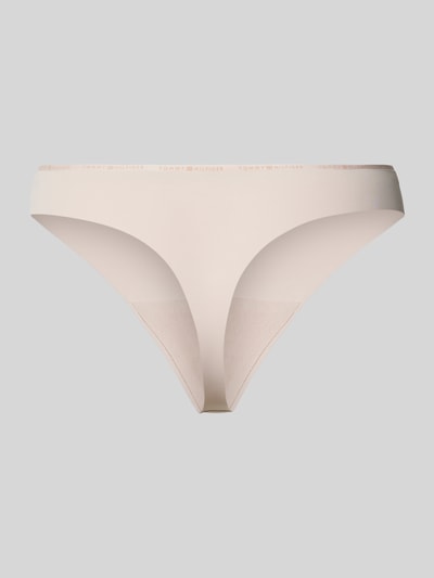 TOMMY HILFIGER String mit Label-Detail Beige 3