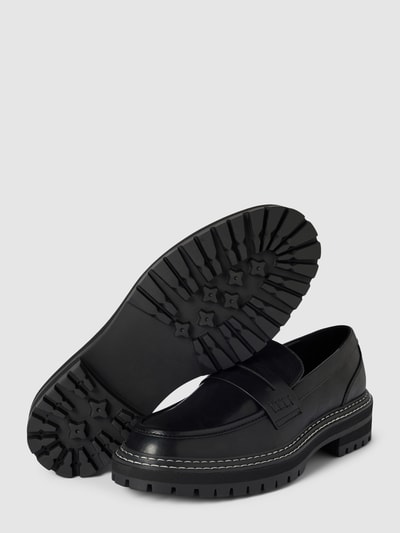 Only Penny-Loafer mit Ziernähten Modell 'BETH' Black 4