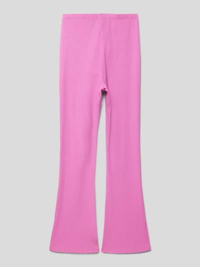 s.Oliver RED LABEL Leggings in Ripp-Optik Pink 3