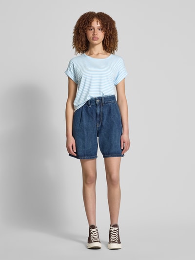 Only T-shirt o kroju regular fit  Jasnoniebieski 1