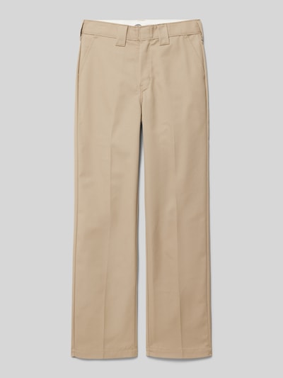 Dickies Regular Fit Stoffhose mit Gürtelschlaufen Modell 'WORK' Sand 1