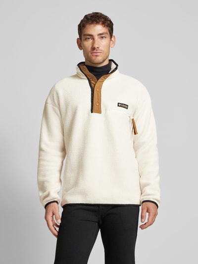 COLUMBIA Sweatshirt met opstaande kraag, model 'HELVETIA' Offwhite - 4