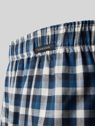 Schiesser Boxershorts mit Eingriff im 2er-Pack Bleu 2