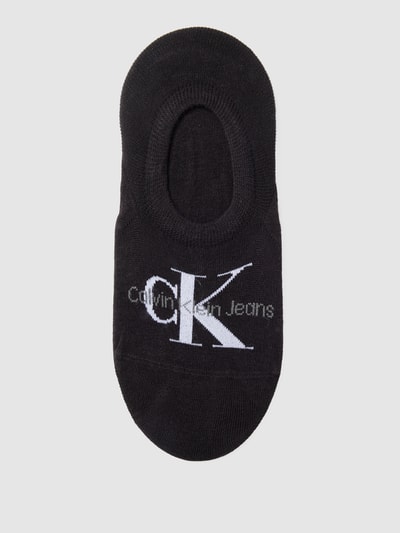 Calvin Klein Jeans Sneakersocken mit Label-Prägung Black 1