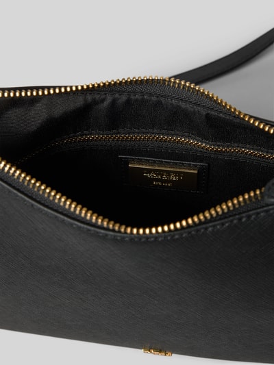 Lauren Ralph Lauren Handtas van runderleer met labelapplicatie Zwart - 5