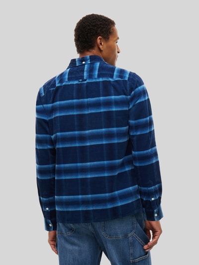 Tommy Jeans Regular Fit Freizeithemd mit Cordstruktur Dunkelblau 5