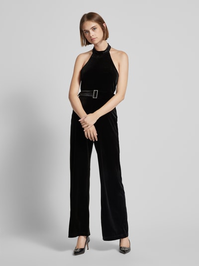 LeGer by Lena Gercke Jumpsuit met tailleriem, model 'Fotini' Zwart - 4