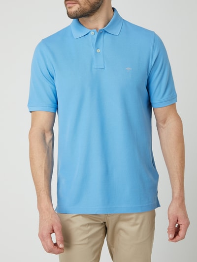 Fynch-Hatton Poloshirt aus Supima®-Baumwolle Hellblau 4