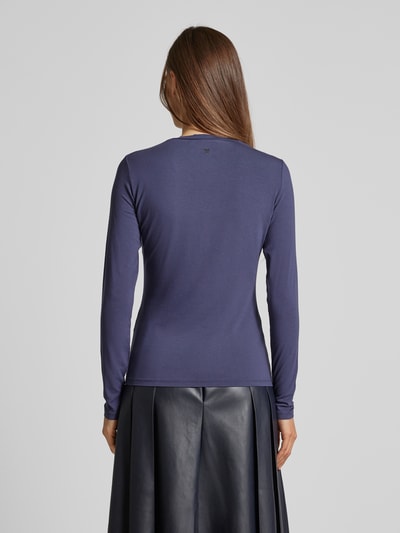 Weekend Max Mara Longsleeve mit Rundhalsausschnitt Modell 'MULTIE' Marine 5